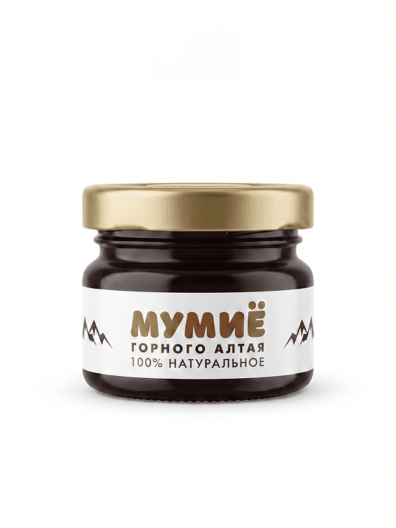 Мумие алтайское очищенное натуральное 100%